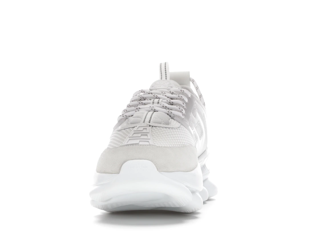Vue 11 de Versace Chain Reaction White Mesh Rubber Suede