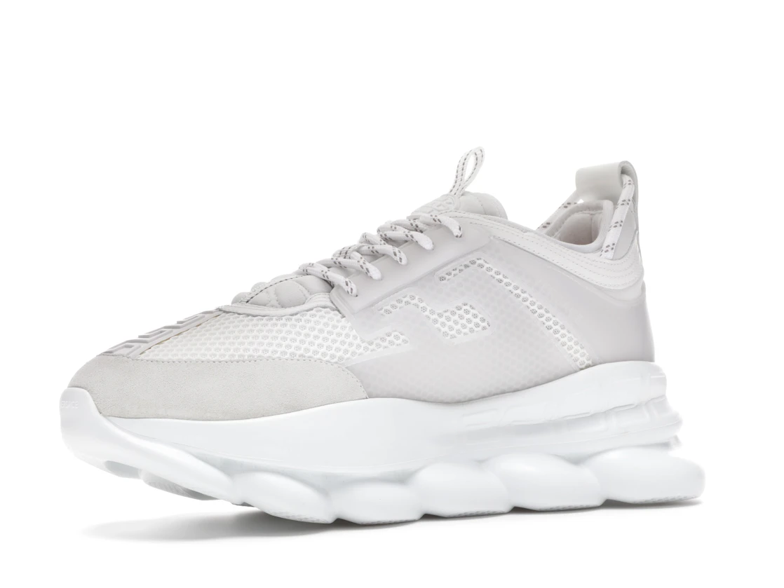 Vue 16 de Versace Chain Reaction White Mesh Rubber Suede