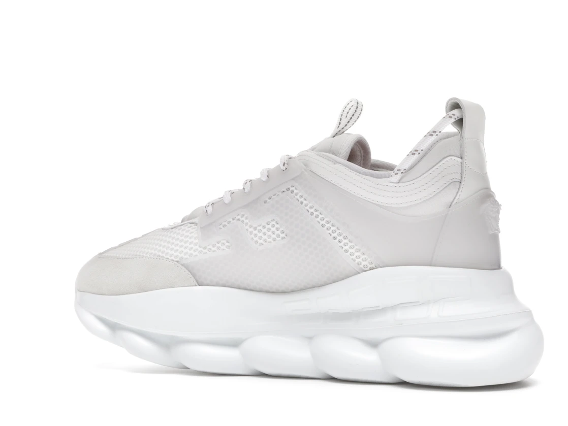 Vue 22 de Versace Chain Reaction White Mesh Rubber Suede