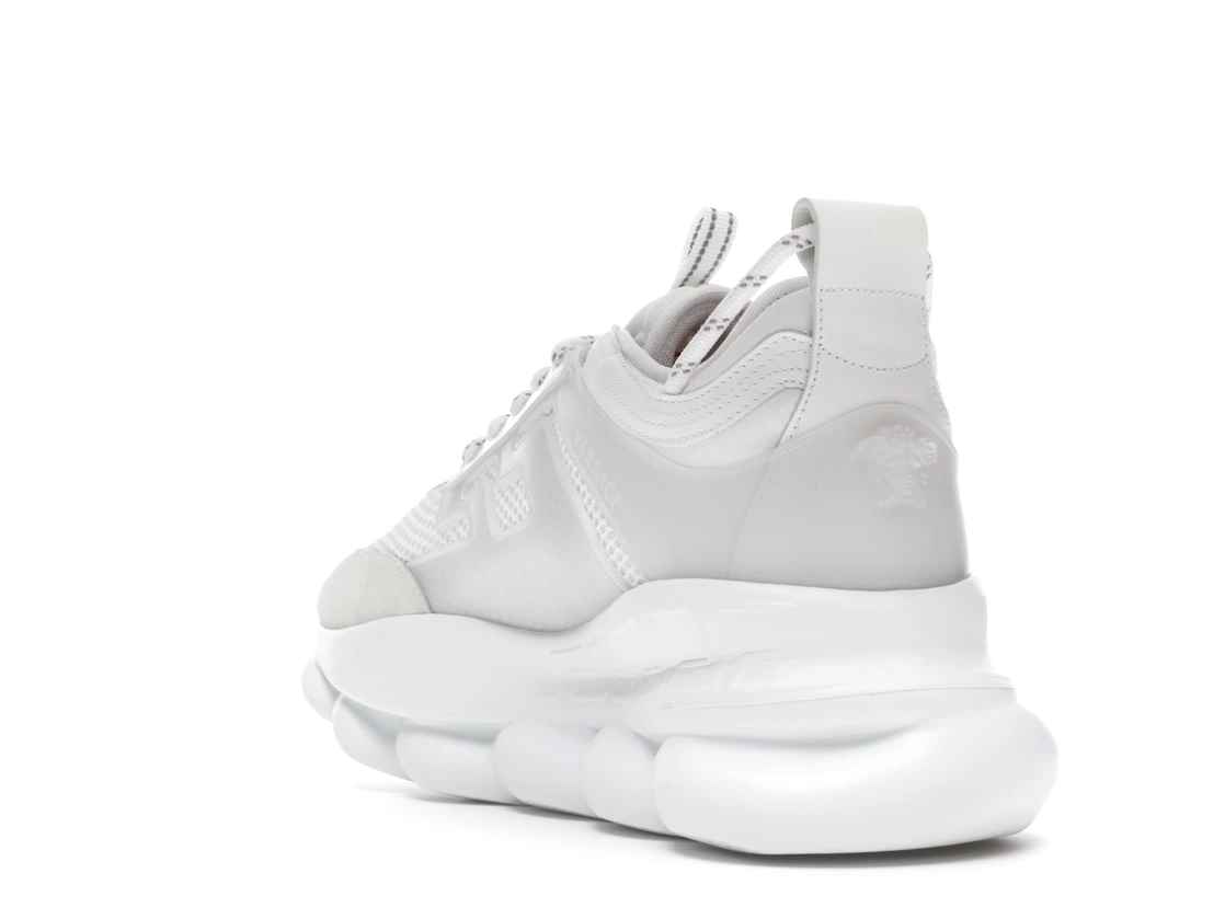 Vue 25 de Versace Chain Reaction White Mesh Rubber Suede