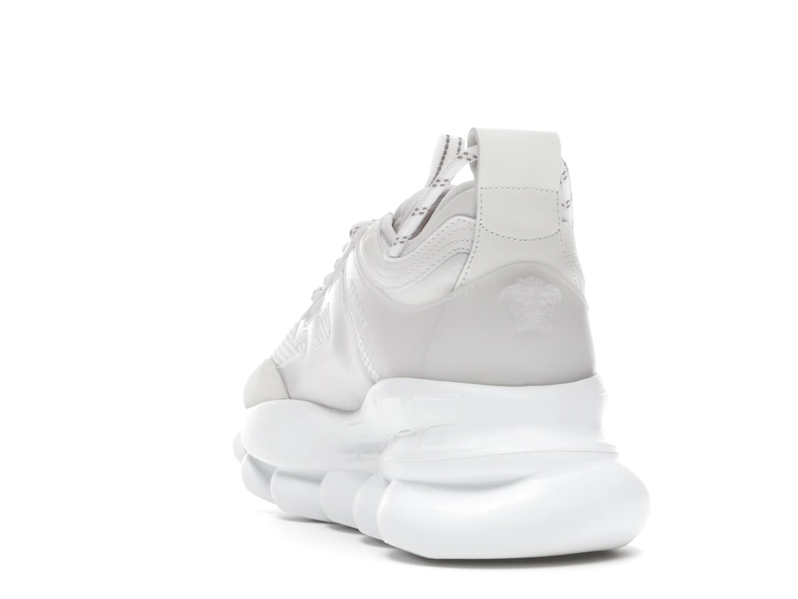 Vue 26 de Versace Chain Reaction White Mesh Rubber Suede