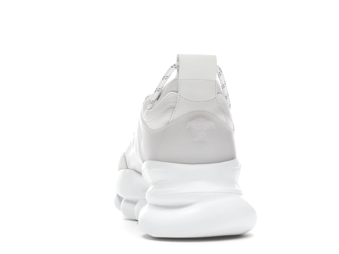 Vue 27 de Versace Chain Reaction White Mesh Rubber Suede