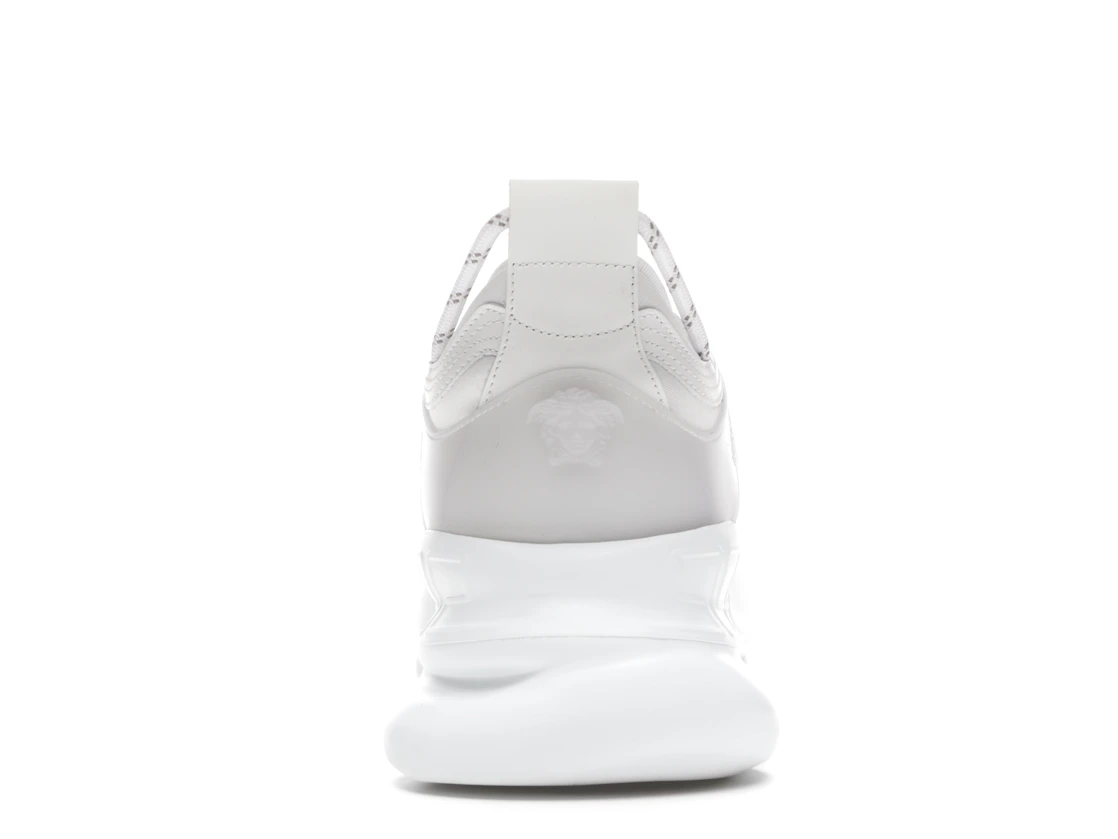 Vue 28 de Versace Chain Reaction White Mesh Rubber Suede