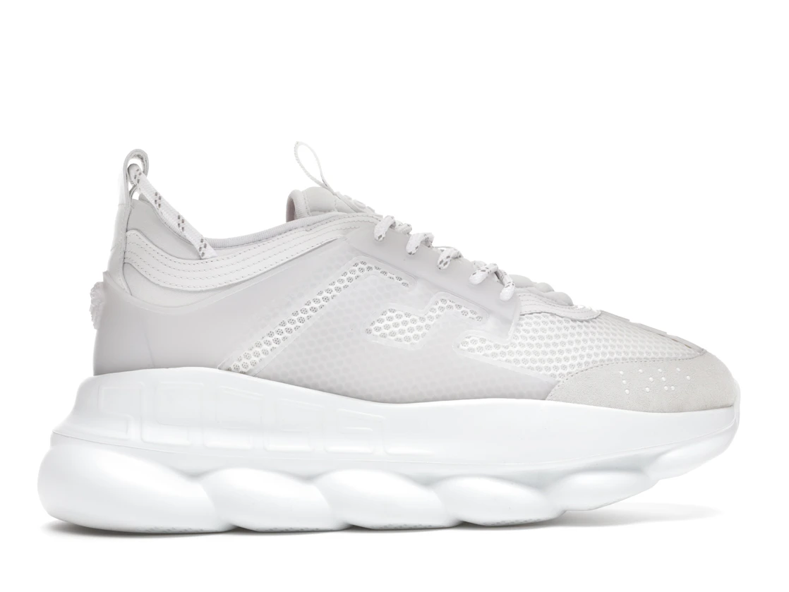 Vue 36 de Versace Chain Reaction White Mesh Rubber Suede