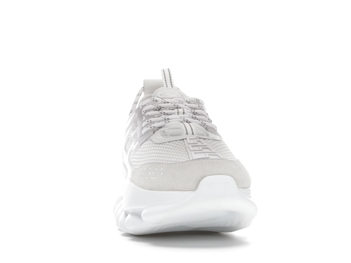 Vue 9 de Versace Chain Reaction White Mesh Rubber Suede