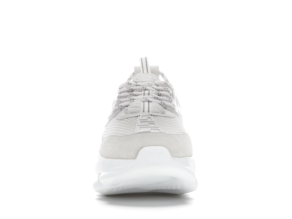 Vue 10 de Versace Chain Reaction White Mesh Rubber Suede