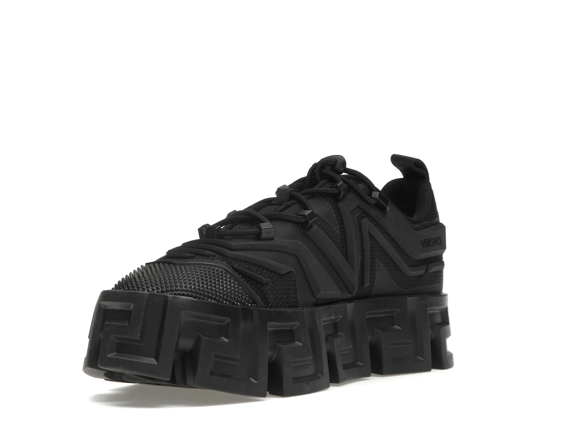 Vue 14 de Versace Greca Labyrinth Lace-up Sneaker Black