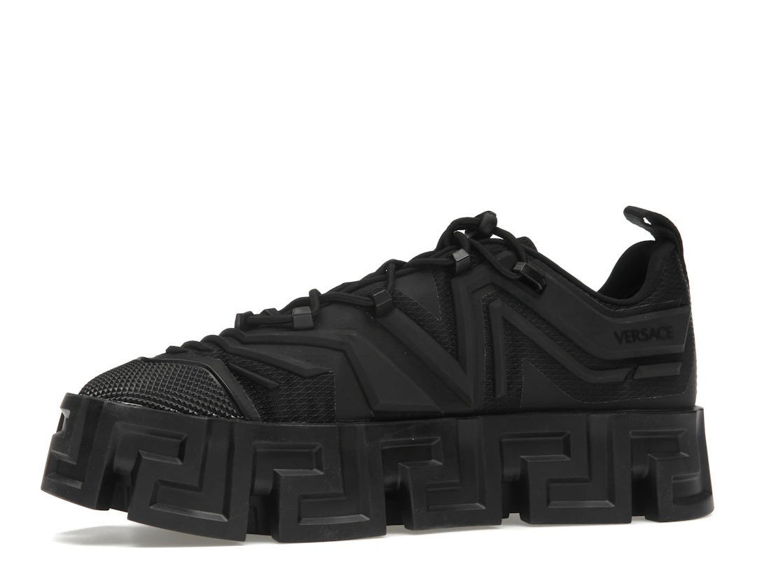 Vue 17 de Versace Greca Labyrinth Lace-up Sneaker Black