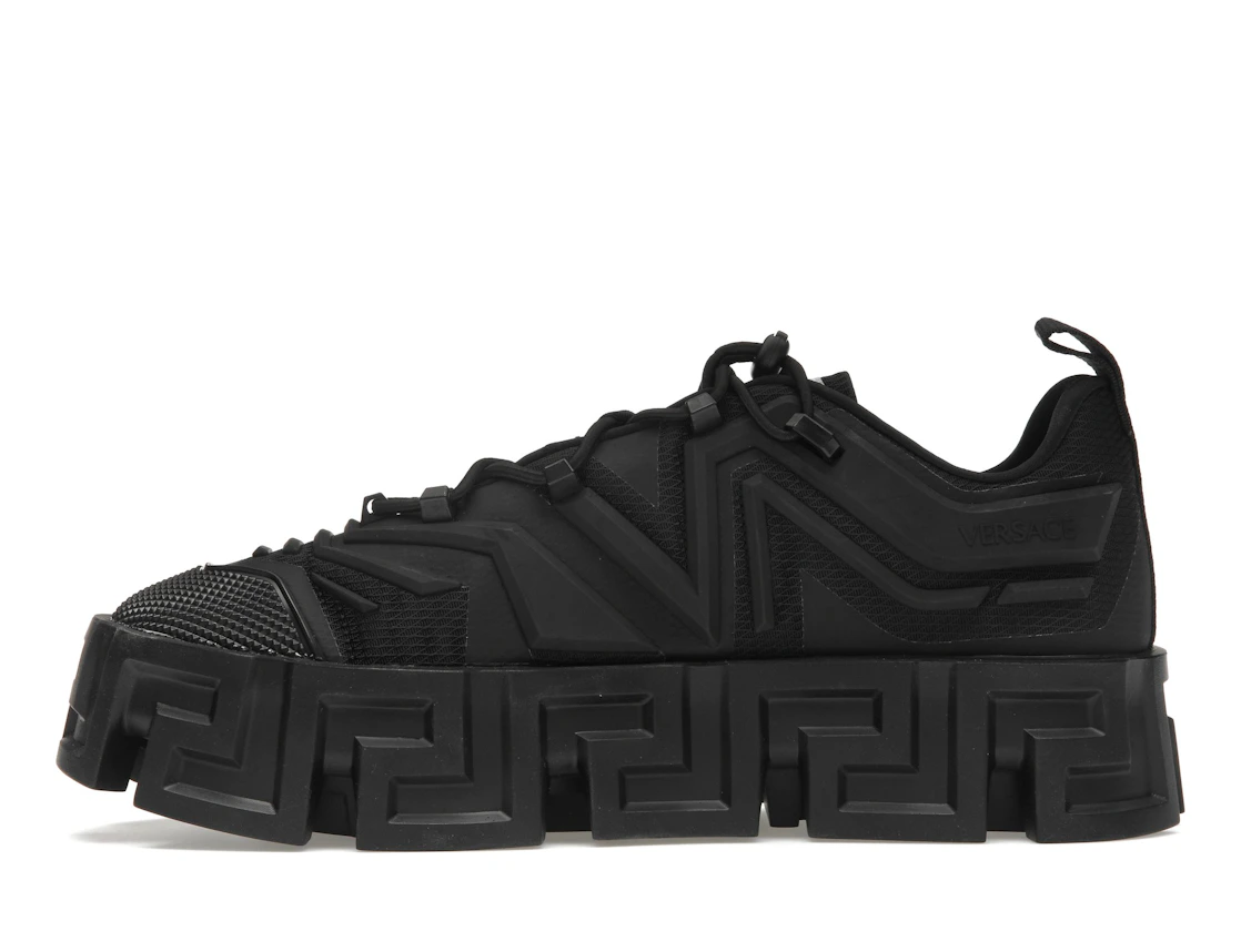 Vue 19 de Versace Greca Labyrinth Lace-up Sneaker Black