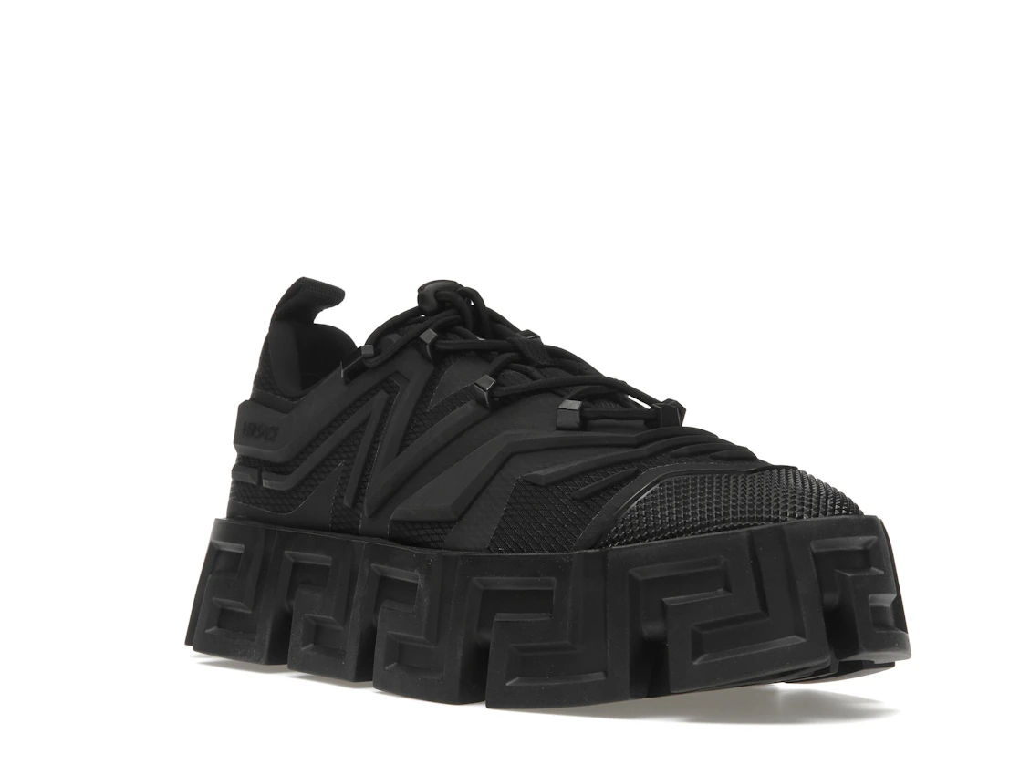 Vue 6 de Versace Greca Labyrinth Lace-up Sneaker Black