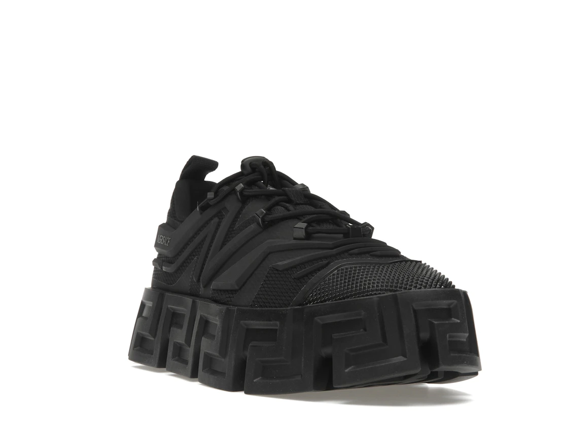 Vue 7 de Versace Greca Labyrinth Lace-up Sneaker Black