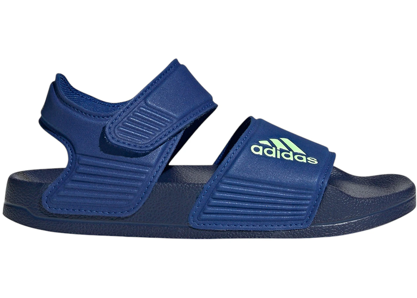 adidas Adilette Sandals Royal Blue Green Spark Dark Blue (GS)