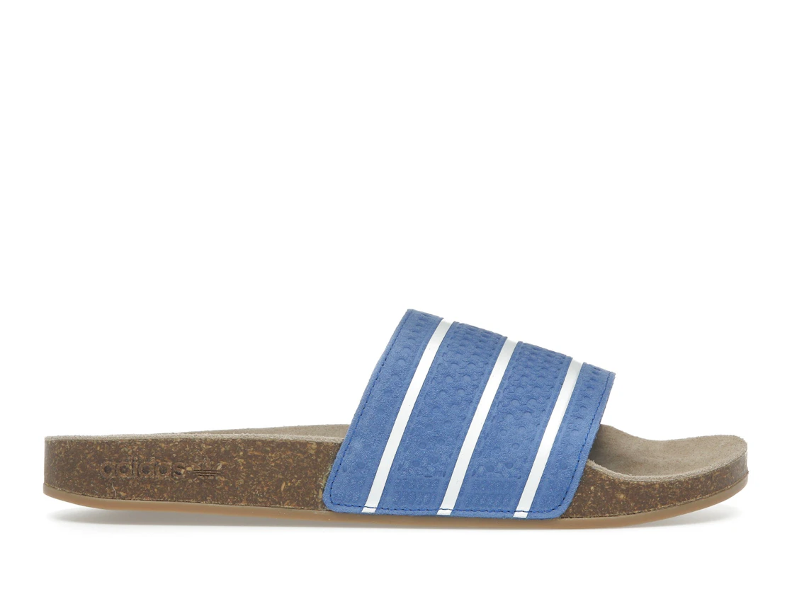 Vue 1 de adidas Adilette Slides Royal Blue Core White Gum