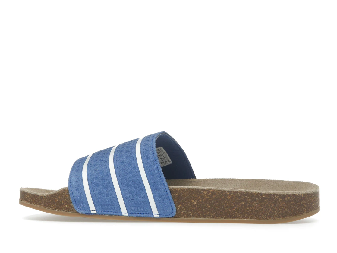 Vue 20 de adidas Adilette Slides Royal Blue Core White Gum
