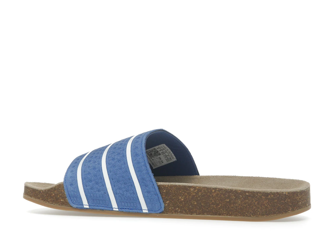 Vue 21 de adidas Adilette Slides Royal Blue Core White Gum