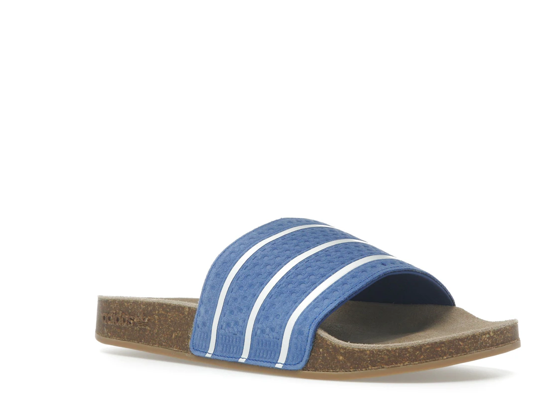 Vue 5 de adidas Adilette Slides Royal Blue Core White Gum