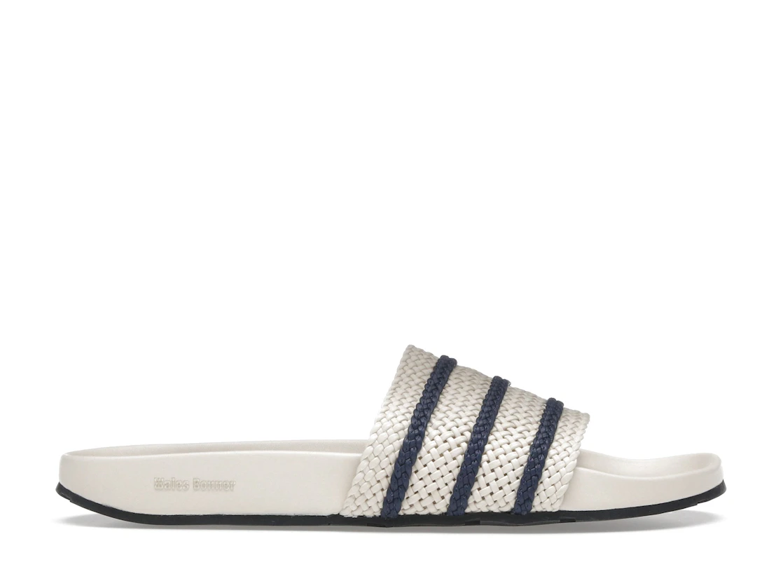 Vue 1 de adidas Adilette Slides Wales Bonner Wonder White