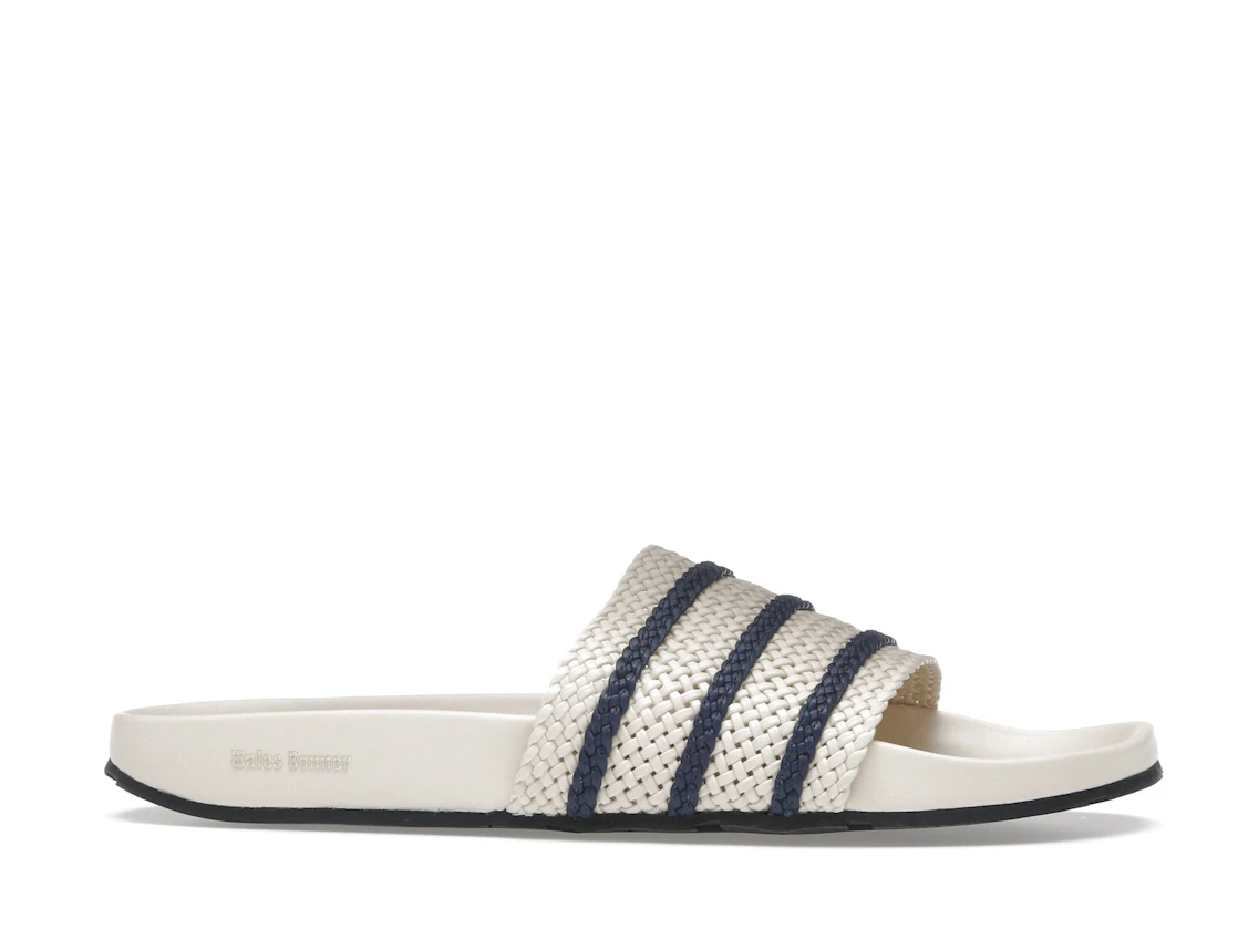 Vue 2 de adidas Adilette Slides Wales Bonner Wonder White
