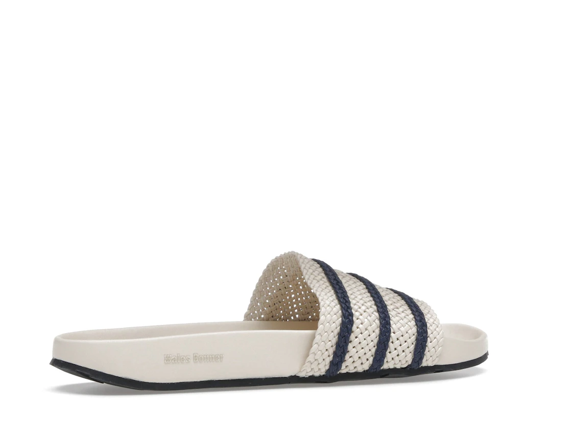 Vue 34 de adidas Adilette Slides Wales Bonner Wonder White