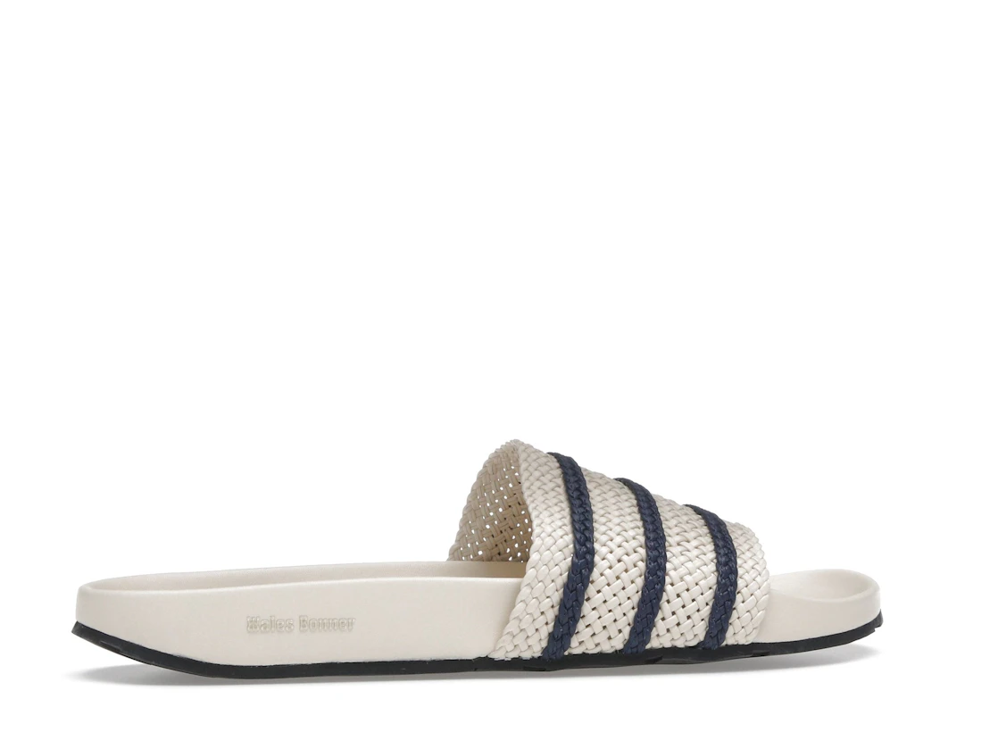 Vue 35 de adidas Adilette Slides Wales Bonner Wonder White
