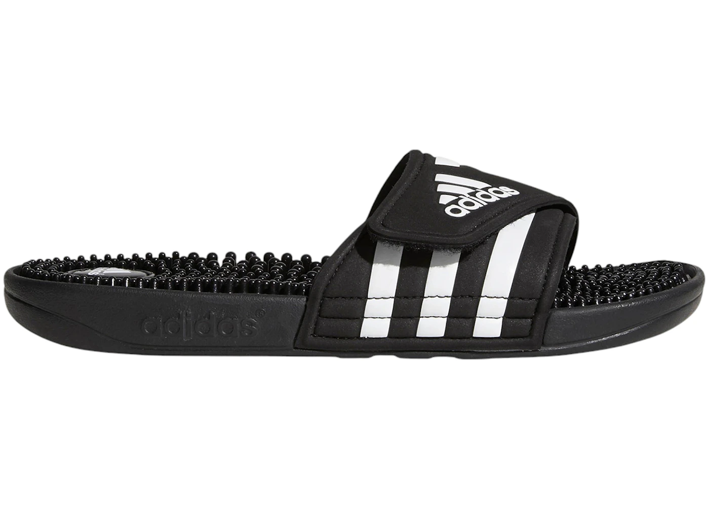 adidas Adissage Slides Black Cloud White 