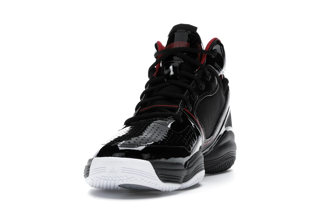 Vue 12 de adidas Adizero Rose 1 Black Red