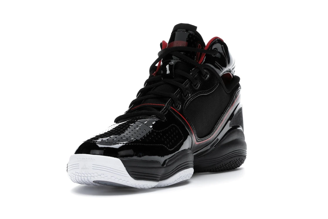 Vue 13 de adidas Adizero Rose 1 Black Red