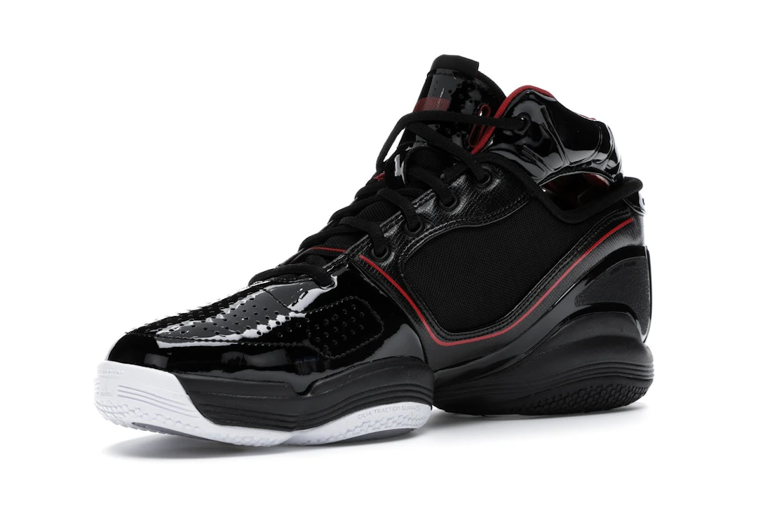 Vue 15 de adidas Adizero Rose 1 Black Red