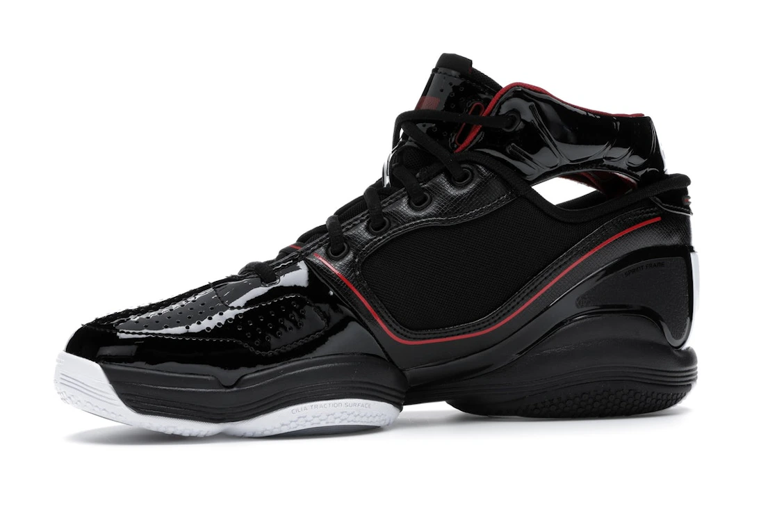 Vue 17 de adidas Adizero Rose 1 Black Red