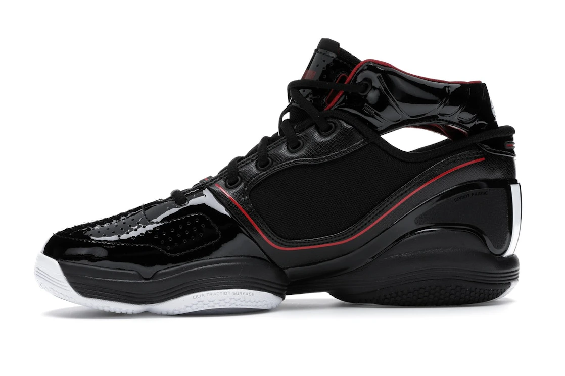 Vue 18 de adidas Adizero Rose 1 Black Red