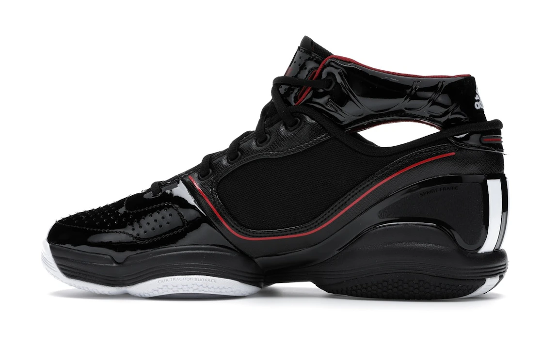 Vue 20 de adidas Adizero Rose 1 Black Red