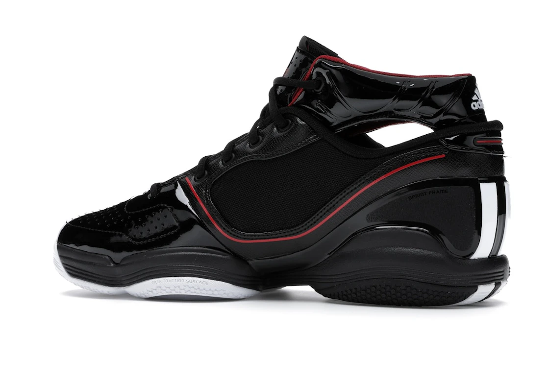 Vue 21 de adidas Adizero Rose 1 Black Red