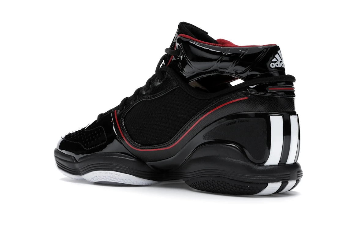 Vue 23 de adidas Adizero Rose 1 Black Red