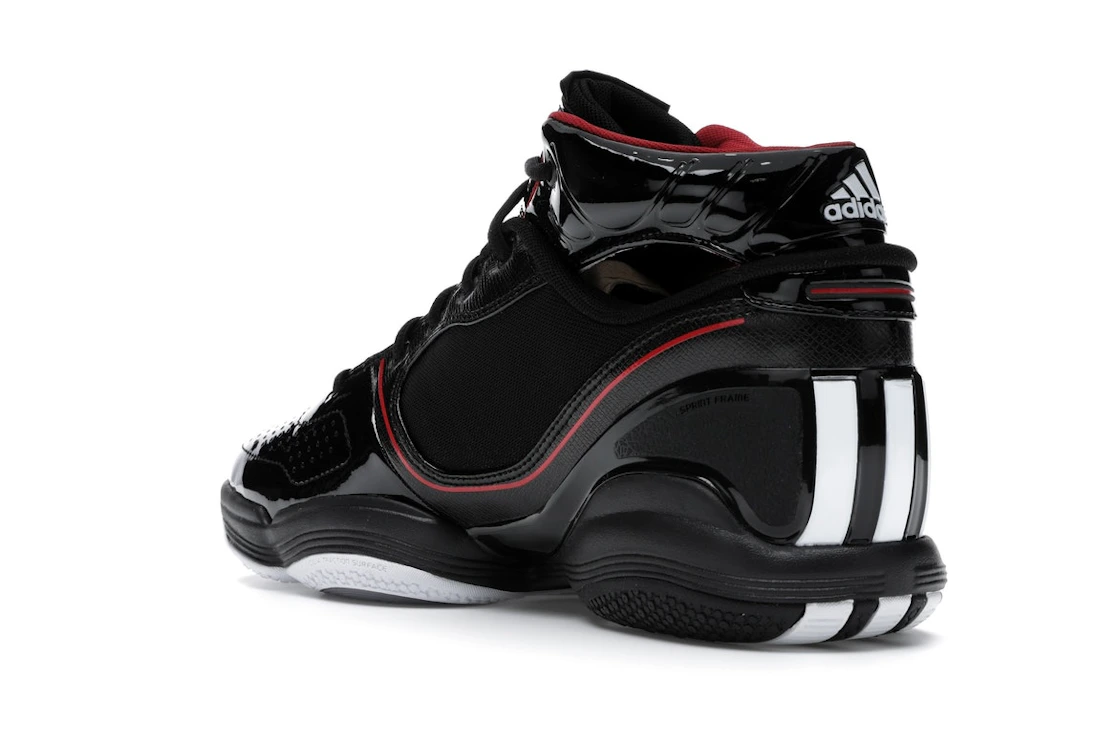 Vue 24 de adidas Adizero Rose 1 Black Red