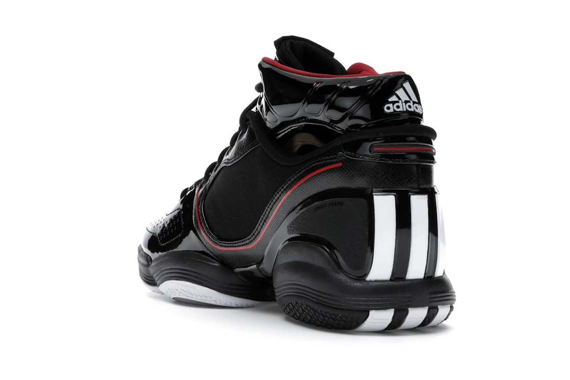 Vue 25 de adidas Adizero Rose 1 Black Red