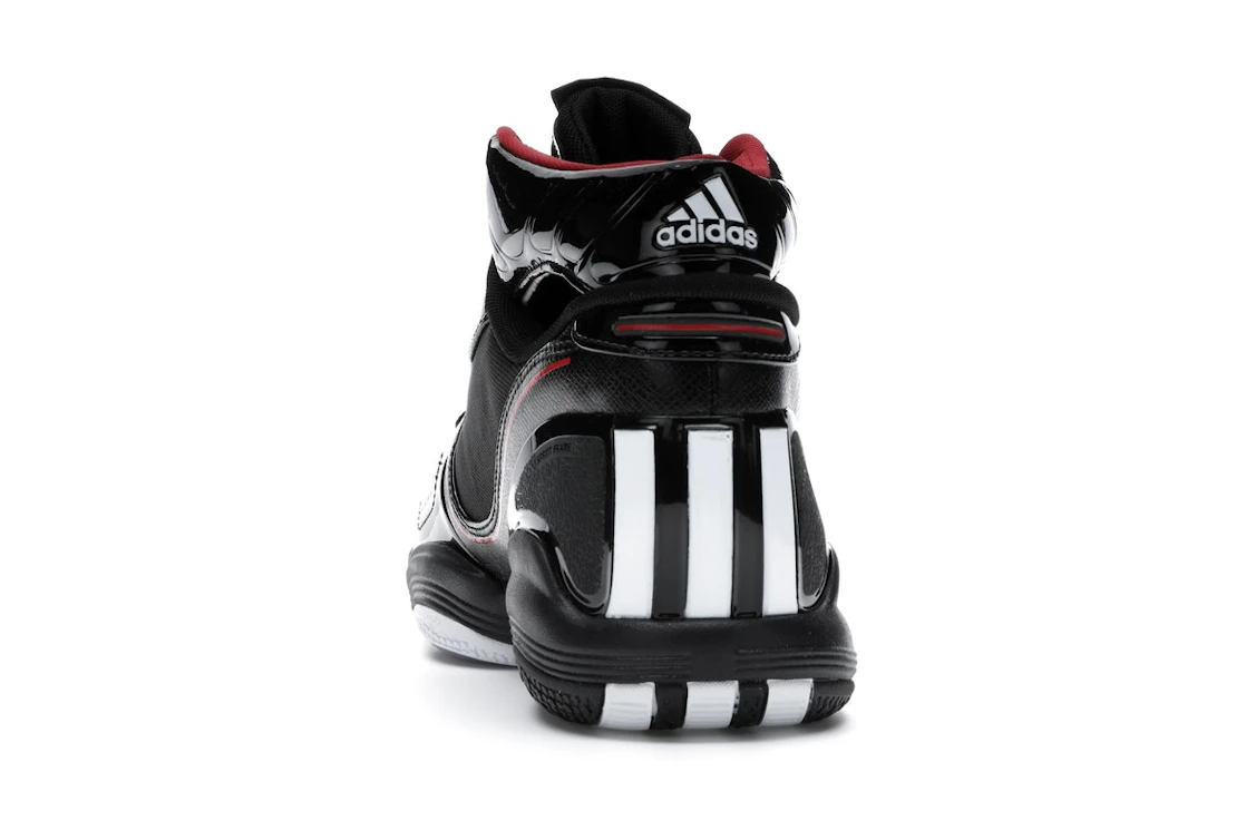 Vue 27 de adidas Adizero Rose 1 Black Red