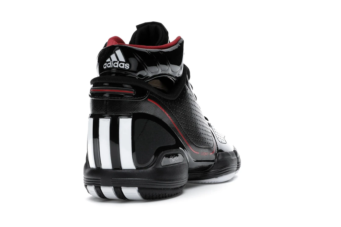 Vue 30 de adidas Adizero Rose 1 Black Red