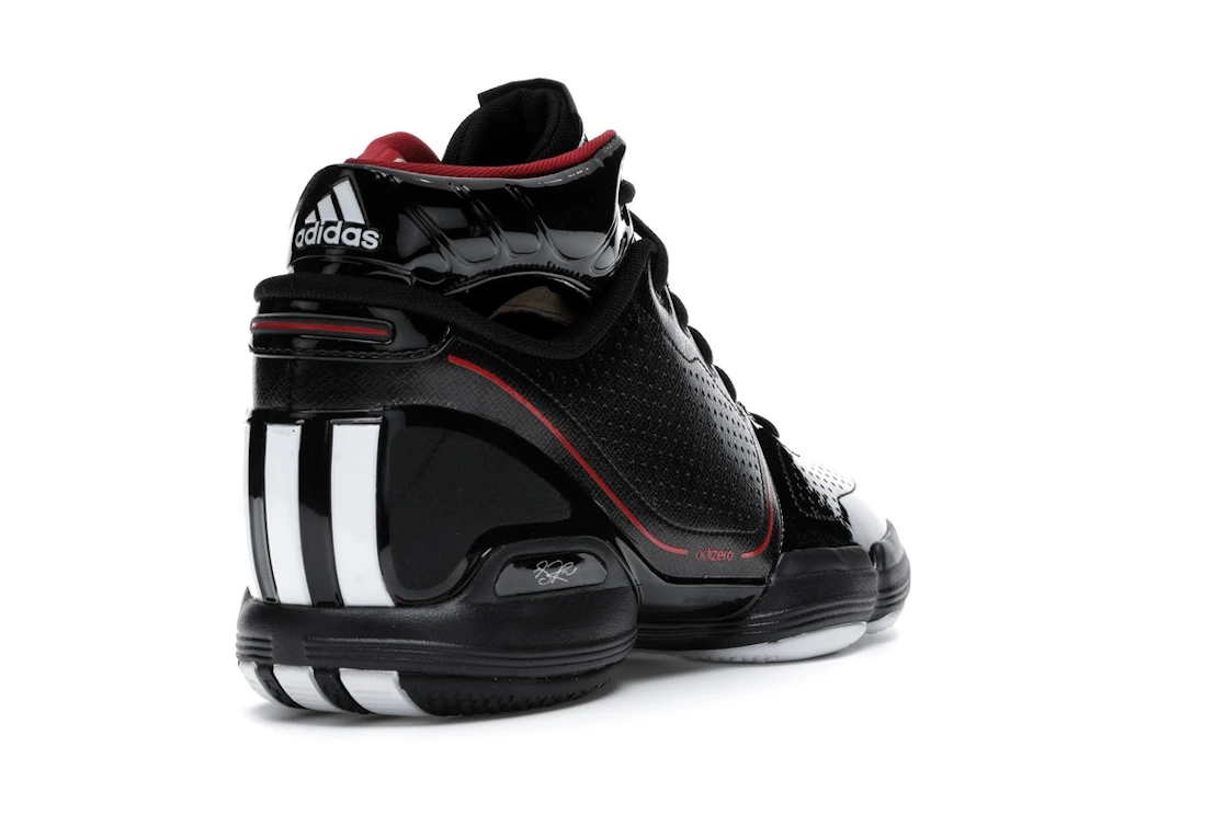 Vue 31 de adidas Adizero Rose 1 Black Red