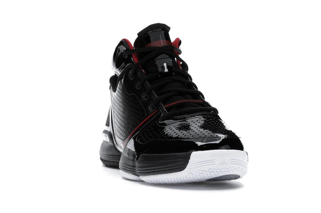 Vue 8 de adidas Adizero Rose 1 Black Red