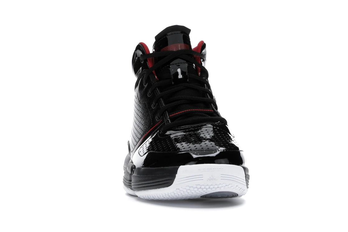 Vue 9 de adidas Adizero Rose 1 Black Red
