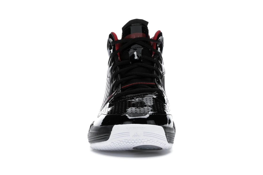 Vue 10 de adidas Adizero Rose 1 Black Red