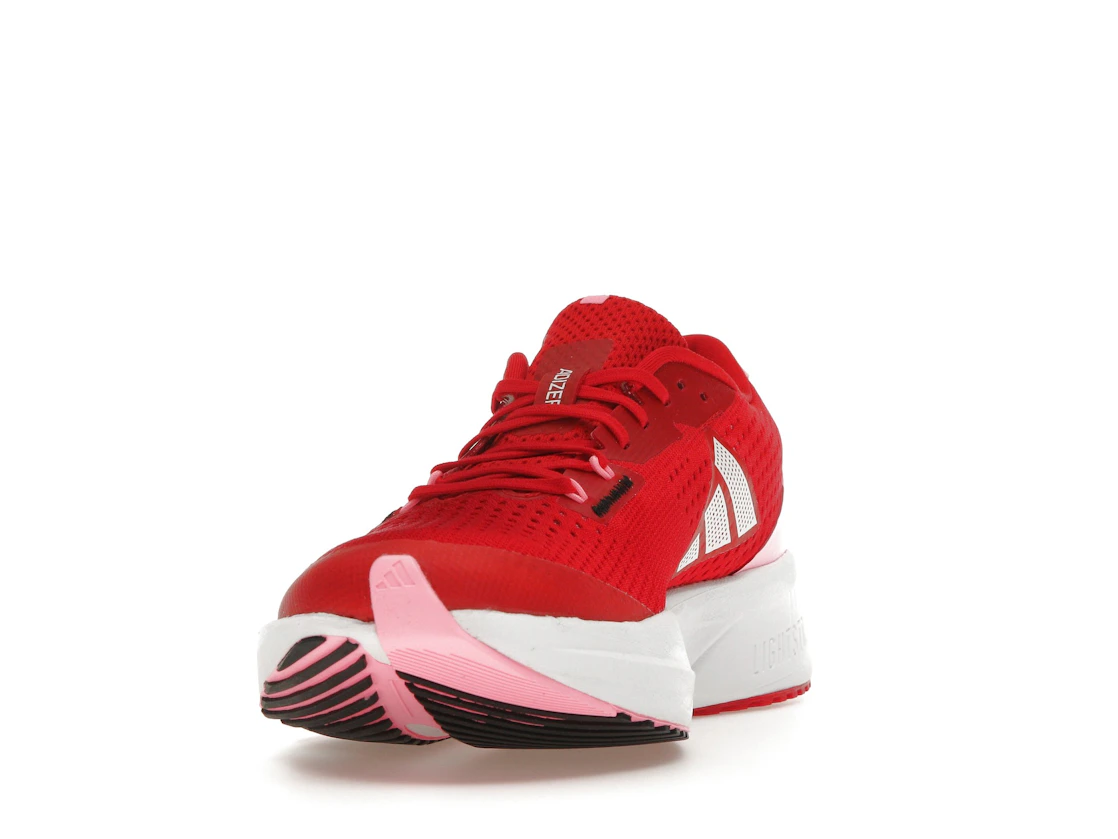 Vue 12 de adidas Adizero SL Better Scarlet Cloud White Beam Pink 