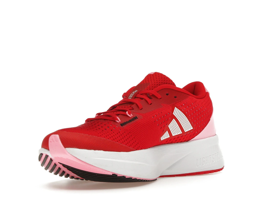 Vue 14 de adidas Adizero SL Better Scarlet Cloud White Beam Pink 