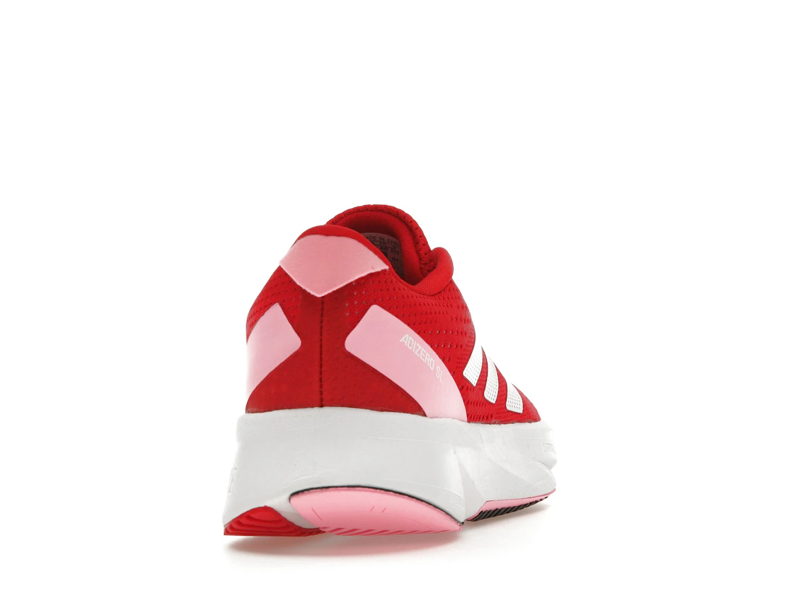 Vue 29 de adidas Adizero SL Better Scarlet Cloud White Beam Pink 