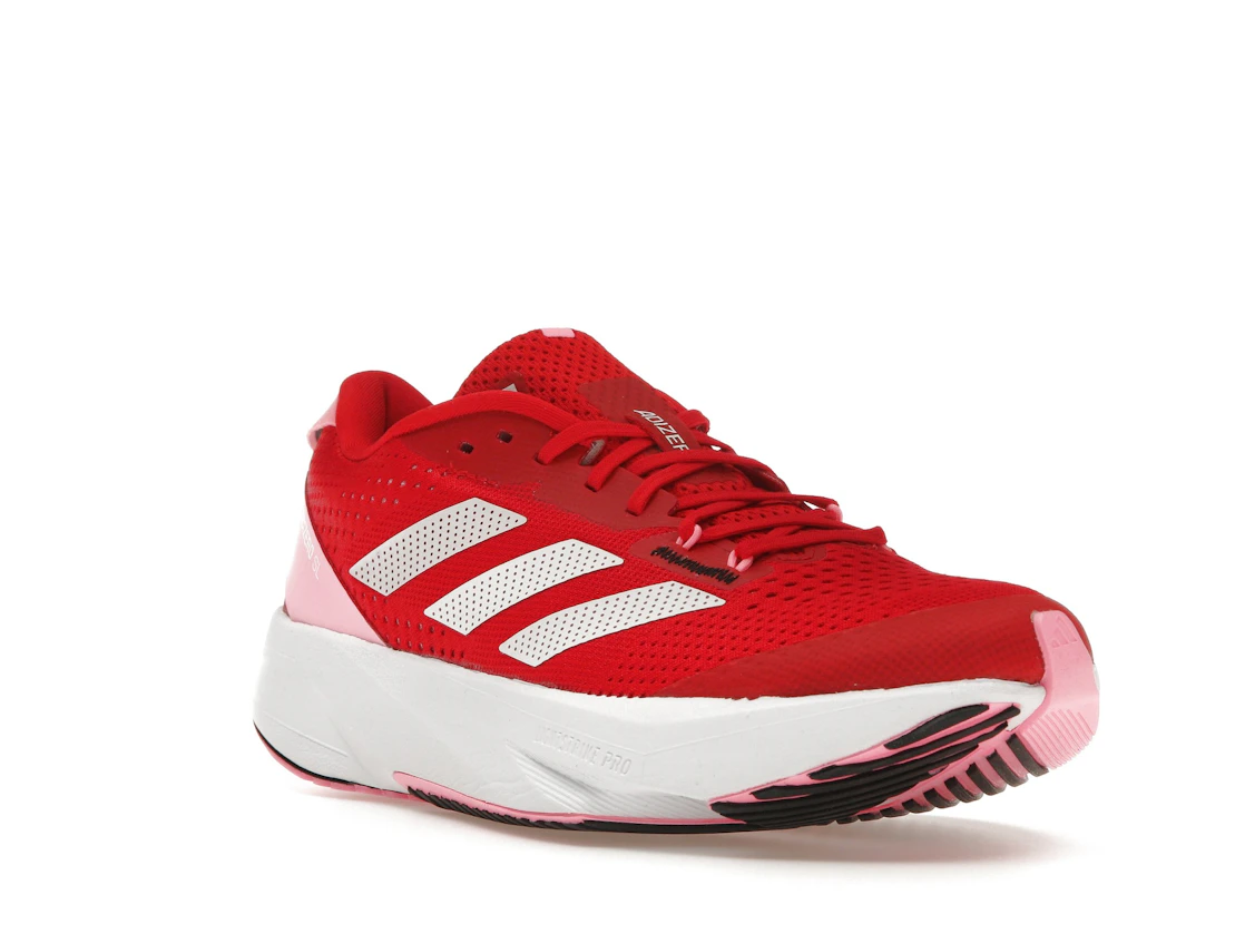 Vue 6 de adidas Adizero SL Better Scarlet Cloud White Beam Pink 