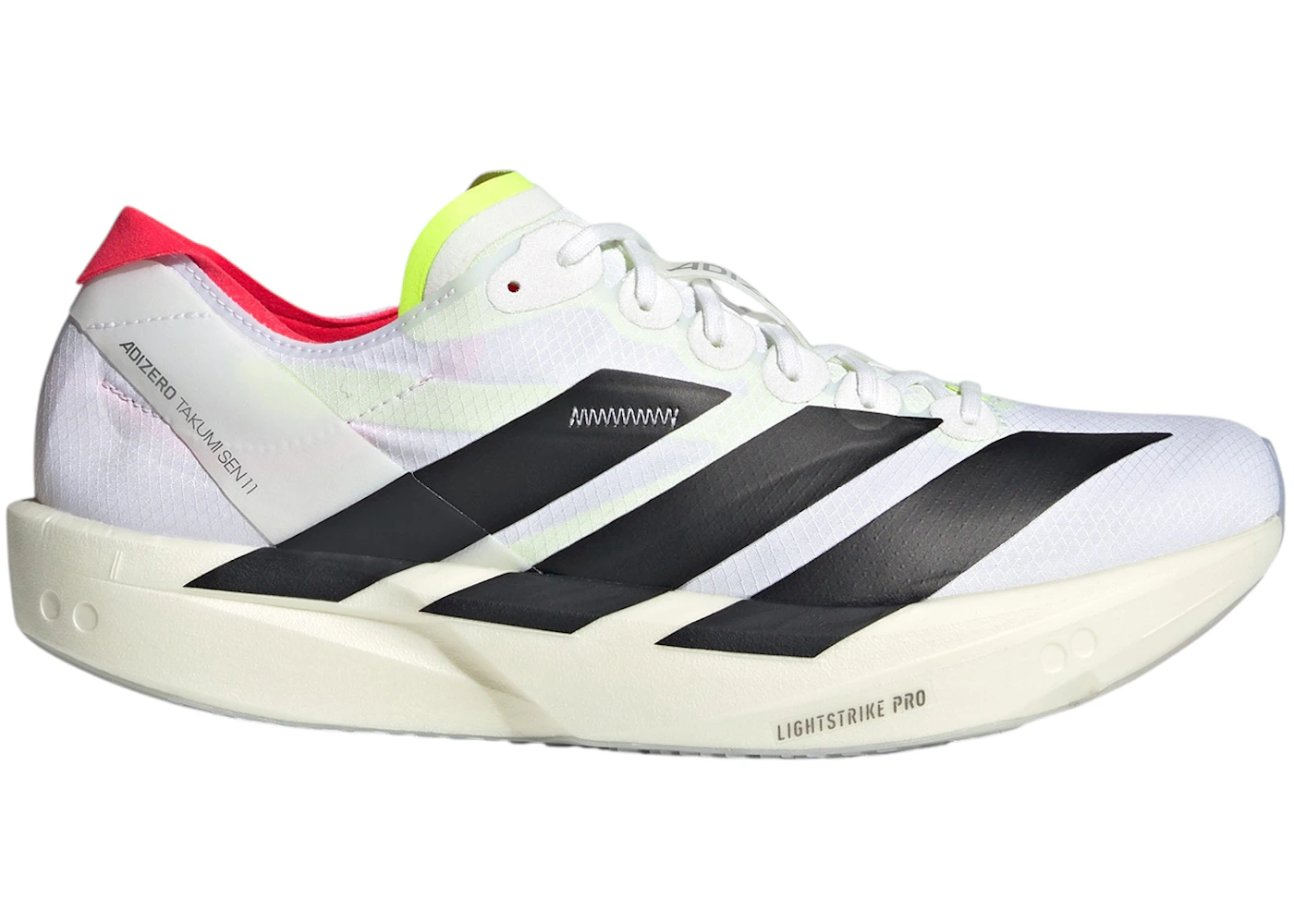 adidas Adizero Takumi Sen 11 Cloud White Core Black Lucid Red