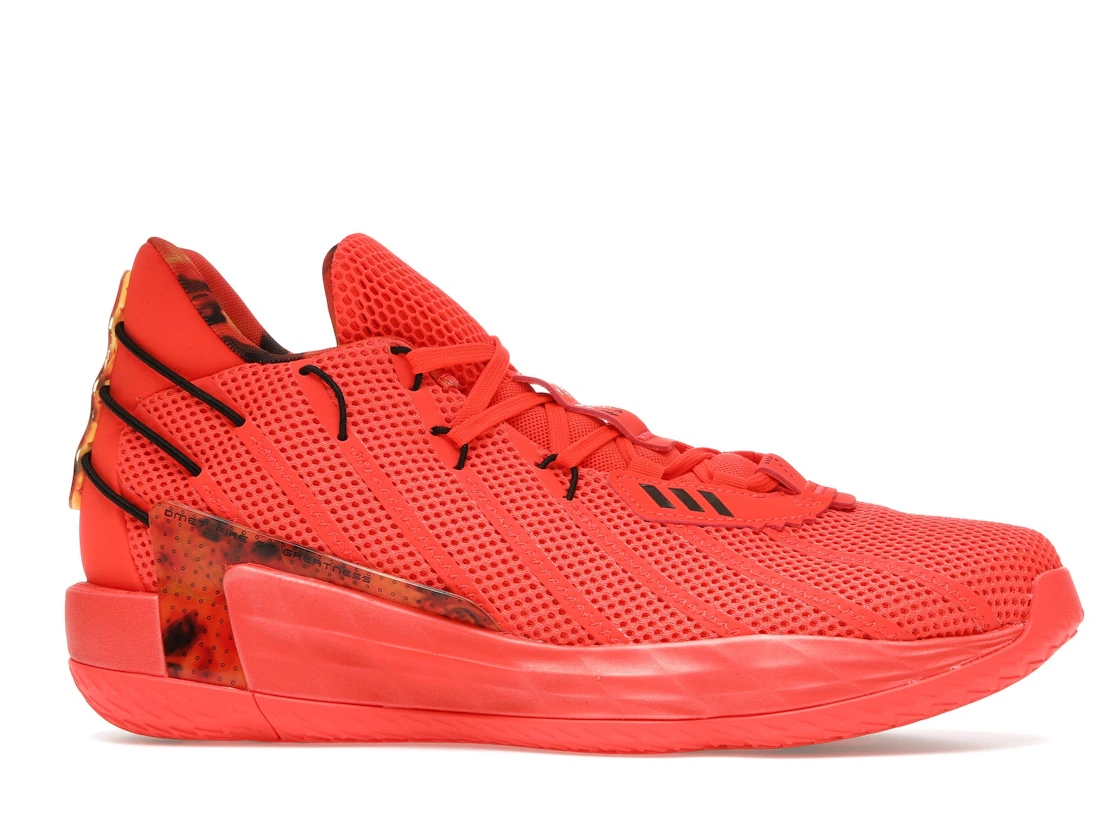 Vue 2 de adidas Dame 7 Fire Of Greatness
