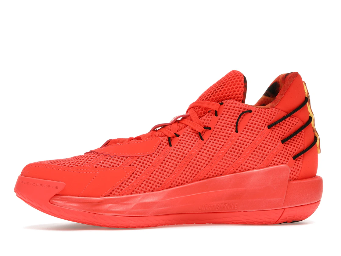Vue 18 de adidas Dame 7 Fire Of Greatness