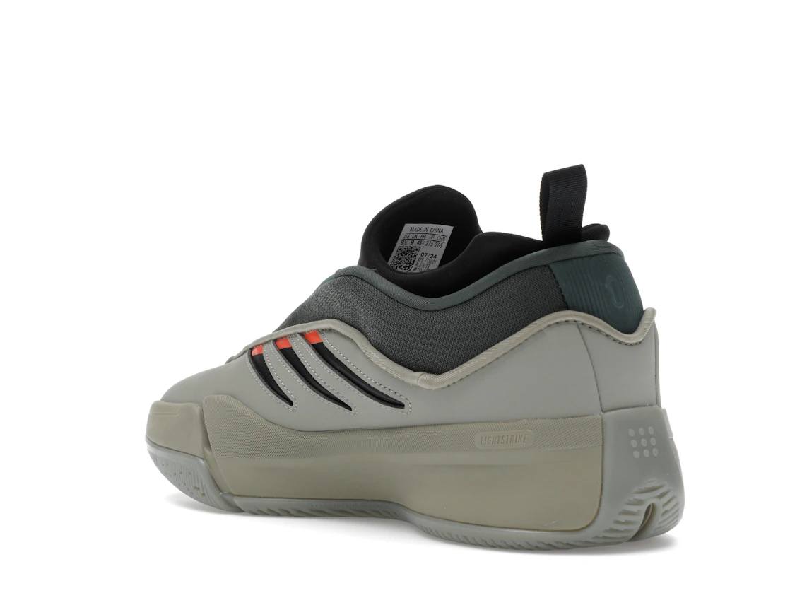 Vue 24 de adidas Dame 9 Silver Pebble