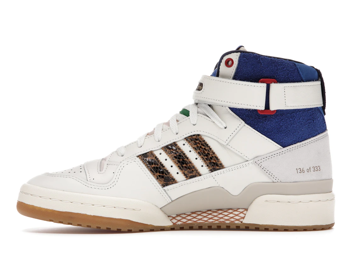 Vue 19 de adidas Forum 84 Hi Bodega (Friends and Family)